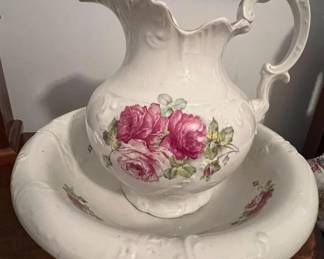 Beautiful pitcher and bowl