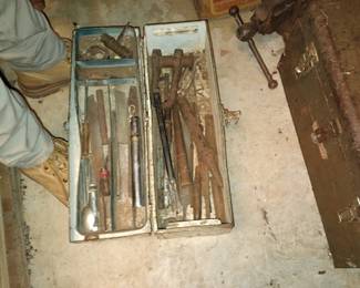 Tool box with files