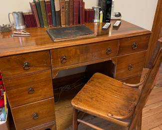 Very nice old desk and chair