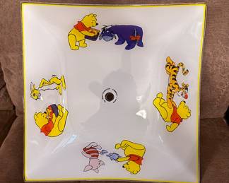 Walt Disney Winnie the Pooh Glass Light Fixture Shade