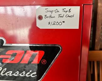 Snap-On Top & Bottom Tool Chest