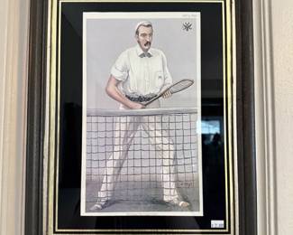 Vintage Framed Tennis Prints