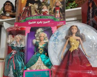 Christmas Barbies 
