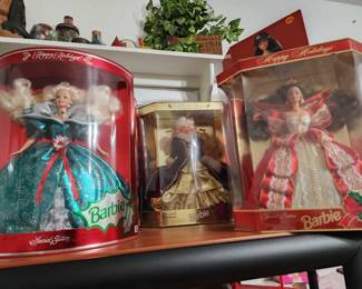 Christmas Barbies 