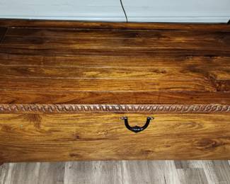 Very Nice Wooden Trunk 