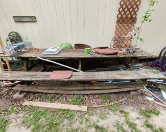 Long Picnic Table 