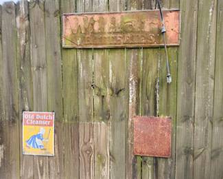 Really Old Metal Signs