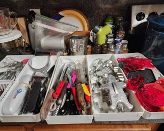 Kitchen Utensils and Cookie Cutters