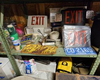 EXIT Signs - Garage Misc