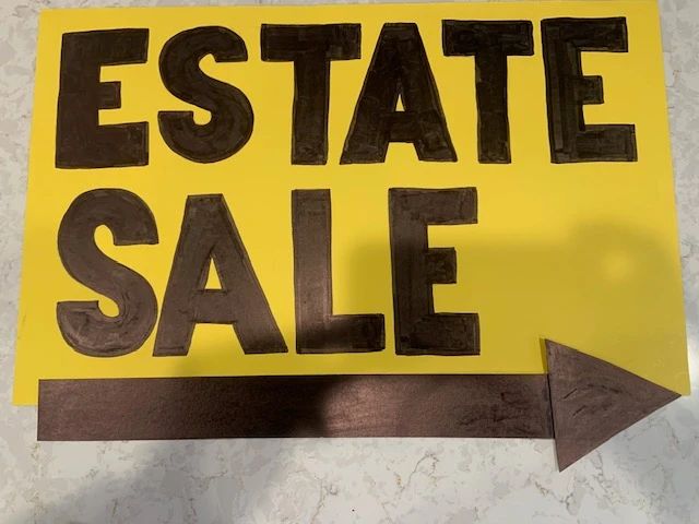 Estate Sale Signs