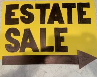 Estate Sale Signs