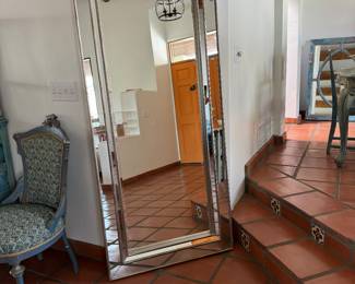 Pottery barn, floor mirror. This is a mirror on mirror.