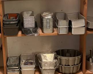 Lots and lots of bakeware 