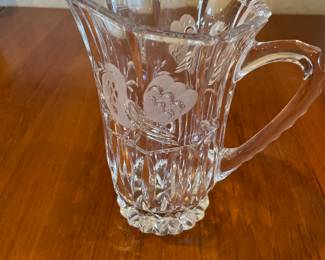 Gorgeous  glass pitcher 