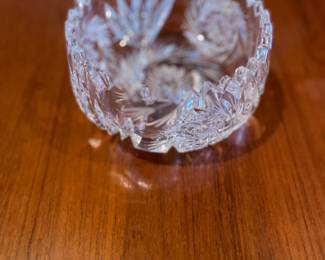 Cut glass bowl