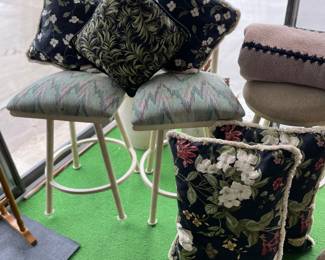 Two heavy duty counter stools