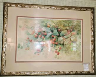 Antique framed art