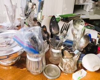 Silver plate flatware