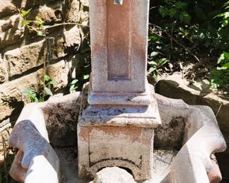 Cement fountain