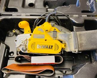 Electric Corded Dewalt Belt Sander.