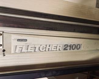 Large Fletcher 2100 Mat Cutter for Art Framing.