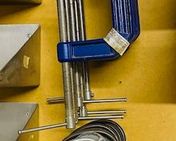Medium and Large Clamps.