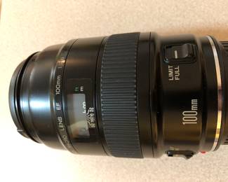 Canon Macro Lens EF 100mm Lens.