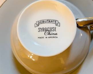 Syracuse China. Debutante Pattern.
