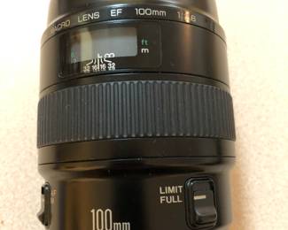 Canon Macro Lens EF 100mm Lens.