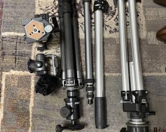 Selection of Tripods and Mounts.