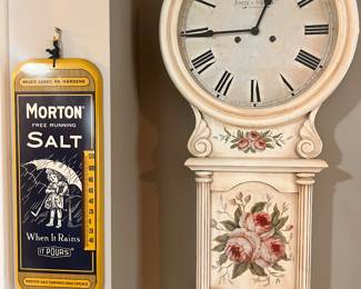 Unique newer floral wall clock