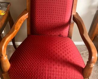 Pair of beautiful walnut occasional chairs 