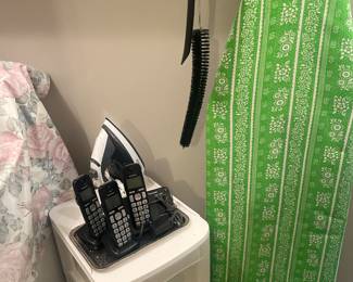 Iron board and phones 