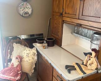 vintage paddle back chair 