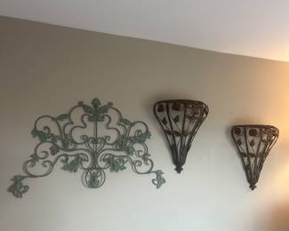 Beautiful metal wall decor