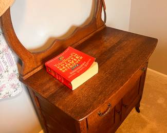 Antique Oak dresser wash stand 