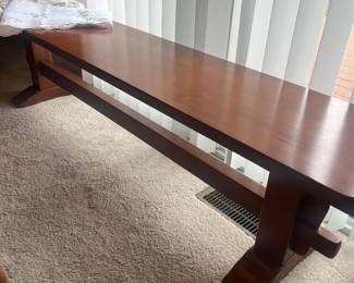 beautiful maple bench 