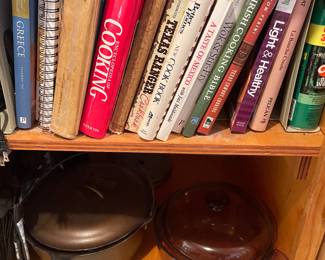 cookbooks and large dutch oven's