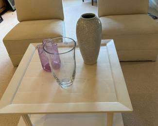 Baker Table and great Slipper Chairs