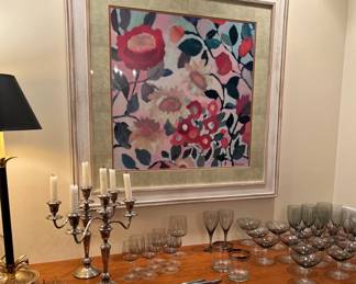 Yes those Sterling and the stemware Fostoria oh and a Cooper lamp....