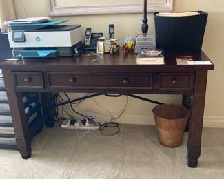 computer desk 23 1/2 " D x 54" L x 29 1/2 H 