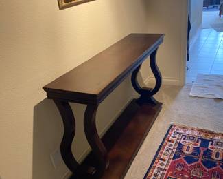 Sofa table 14 " D x 55" L x 32" H 