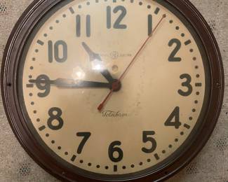 Vintage General Electri Industrial Clock.  
