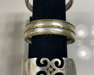 Vintage sterling silver bracelets