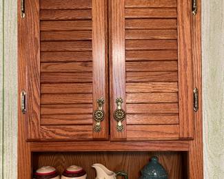 Nice wooden cabinets
