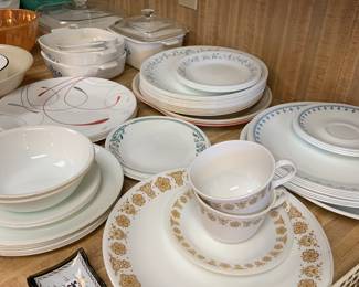 Corelle, several patterns