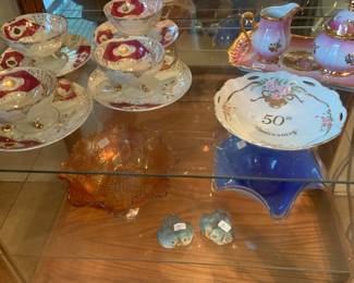 pretty glass collectibles