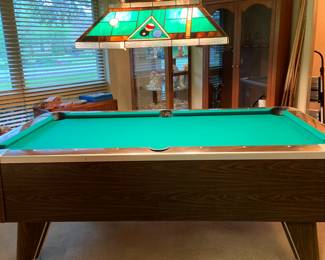 Valley 7 ft pool table, excellent condition, commercial coin operated option