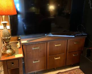 66" Samsung flat screen TV, more