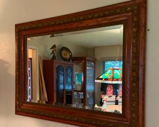 framed mirror